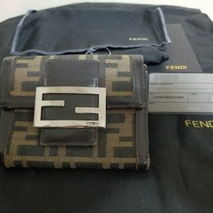 Fendi Canvas Wallet